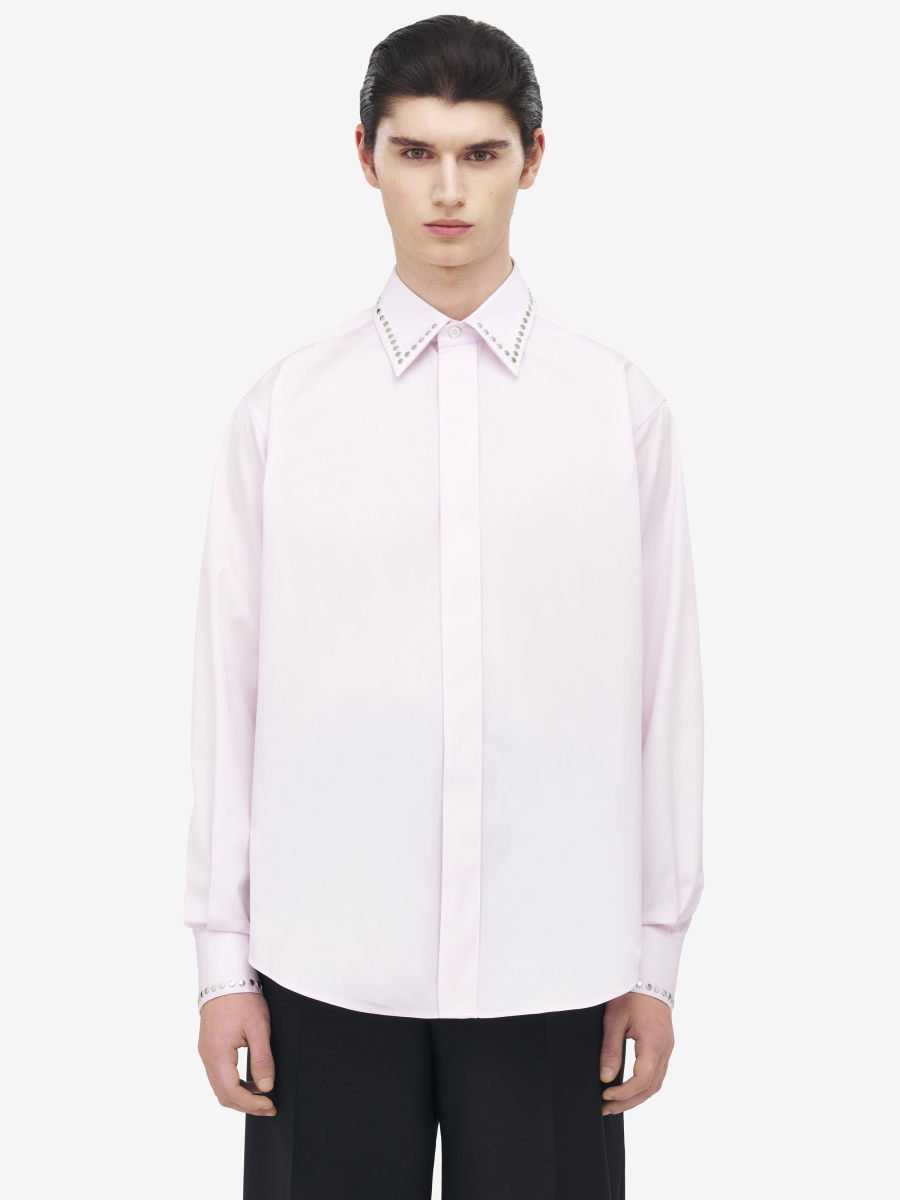 ALEXANDER MCQUEEN - Studded Relaxed Shirt - Item 838507QNAAX5133